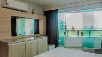 Quarto casal ou duplo superior, vista para o mar | Wi-Fi de cortesia