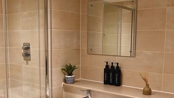 Towels, soap, toilet paper