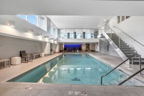 Indoor pool, a heated pool