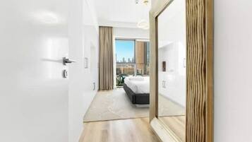 2 bedrooms, iron/ironing board, travel crib, WiFi