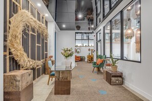 Sitteområde i lobbyen