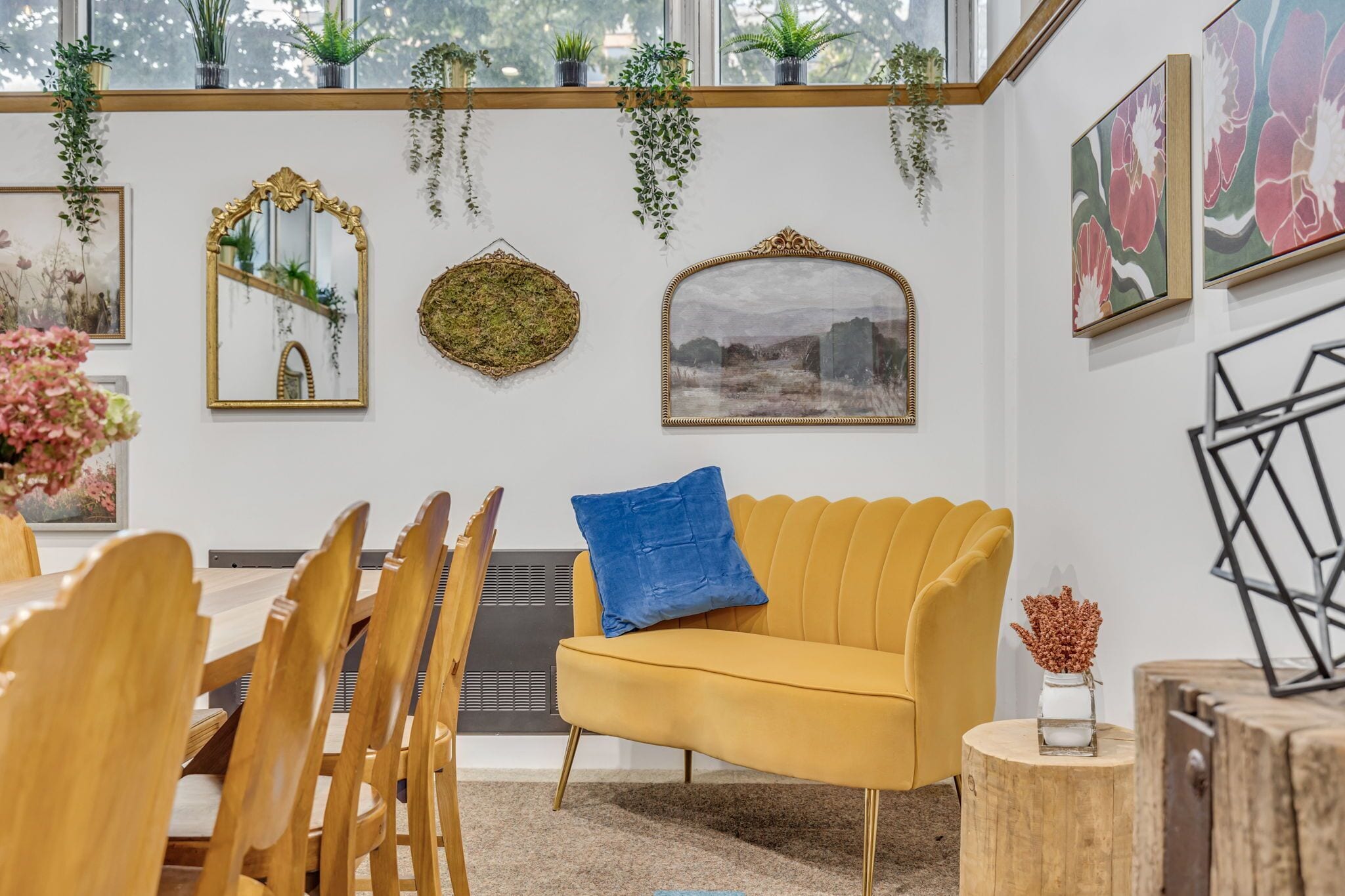 Sitteområde i lobbyen