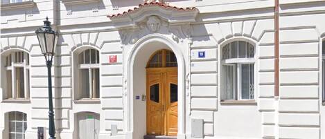 Façade de l’hébergement