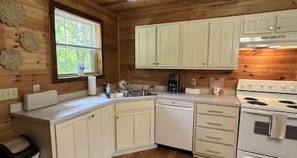 Cabin 1, Cozy Cottage with WiFi, Fireplace and Whirlpool Tub in Duffield, VA