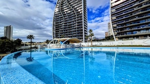 Una piscina climatizada