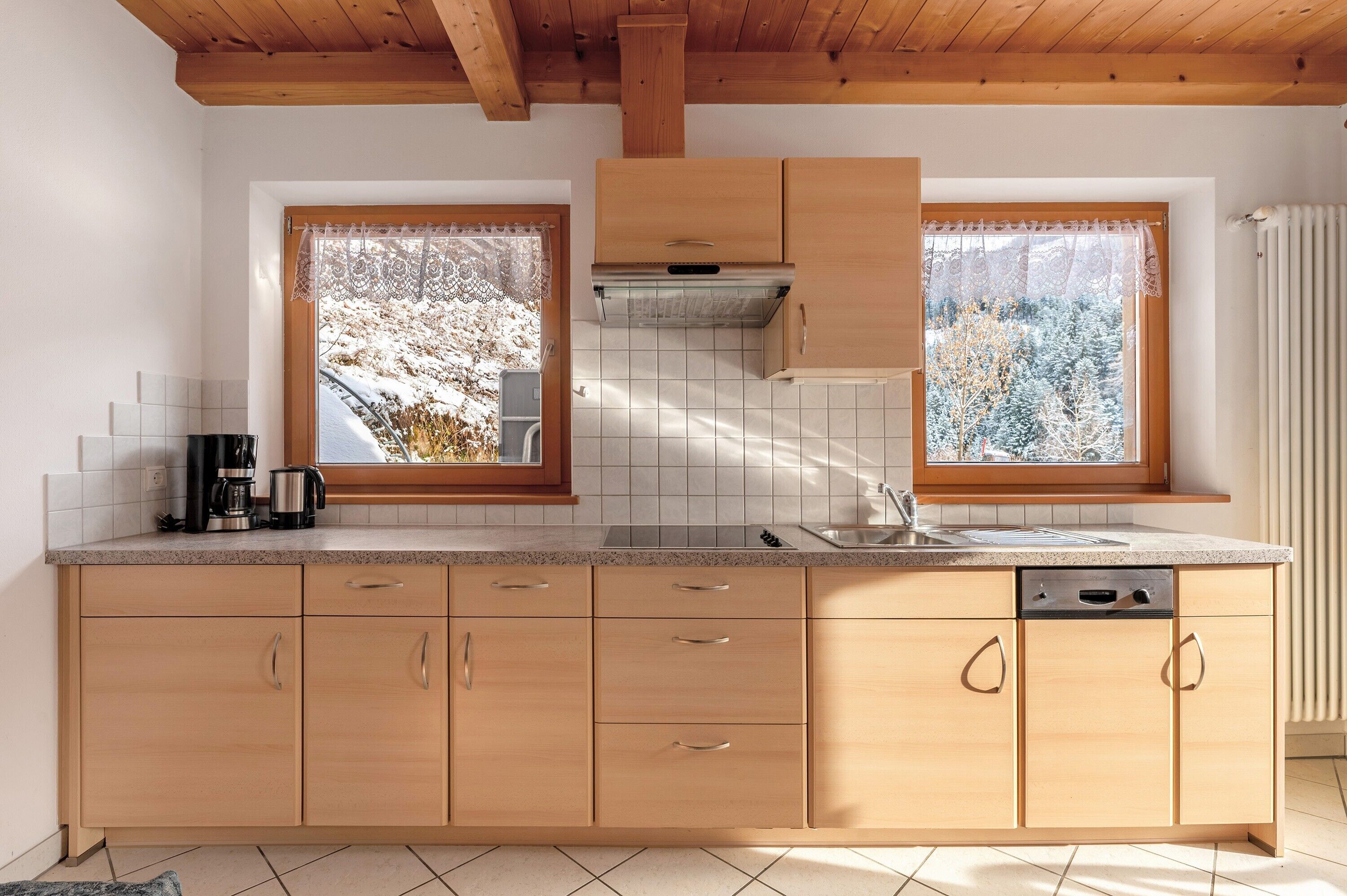 Kühlschrank, Herdplatte, Geschirrspüler