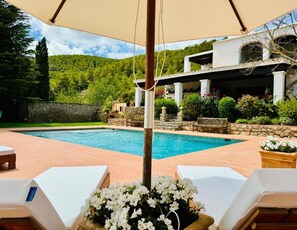Pool - Villa 'Ses Casetes Ibiza' with Mountain View, Wi-Fi and Air Conditioning (Illes Balears)