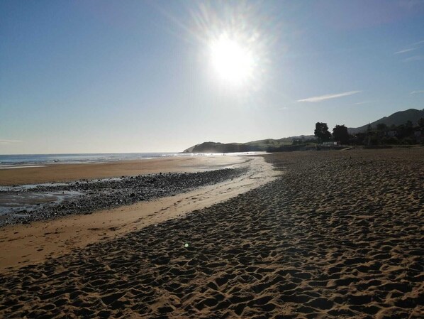 Aan het strand
