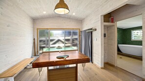 Shower, towels - A Beautiful Holiday Property in Mylestom (Mylestom)
