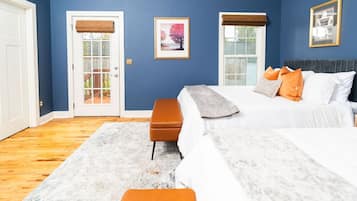 2 soveværelser, skrivebord, strygejern/strygebræt, weekendseng