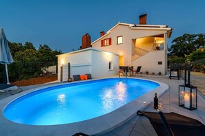 Pool - Holiday apartment with pool (Labin)