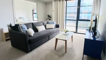 Appartamento Deluxe, 3 camere da letto, vista città | Vista città