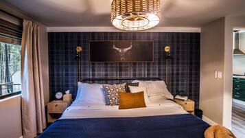 2 habitaciones, tabla de planchar con plancha y cuna de viaje