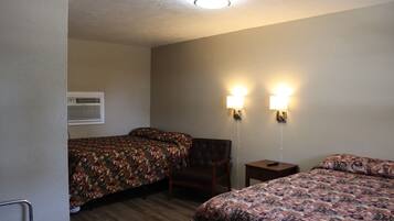 Double Room, 2 Queen Beds | Iron/ironing board, free WiFi