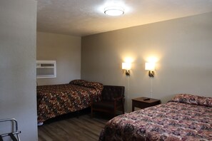 Double Room, 2 Queen Beds | Iron/ironing board, free WiFi