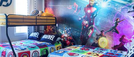 3 slaapkamers, een bureau, een strijkplank/strijkijzer, gratis wifi