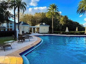 Outdoor pool, a heated pool - Themed Luxury Apartment With Pools & Jacuzzi

REUNION RESORT: Gym & Restaurants (Kissimmee)