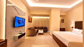 Kahden hengen superior-huone | 1 makuuhuone, työpöytä, ilmainen Wi-Fi