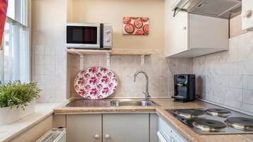 KĂŒhlschrank, Mikrowelle, Ofen, Herdplatte