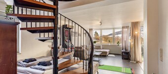 Appartement "Piste 1" avec terrasse partagée, balcon et Wi-Fi