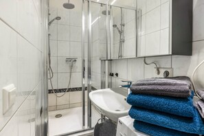 Shower, hair dryer