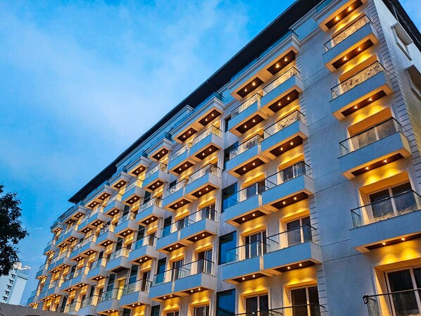 Fassade der Unterkunft