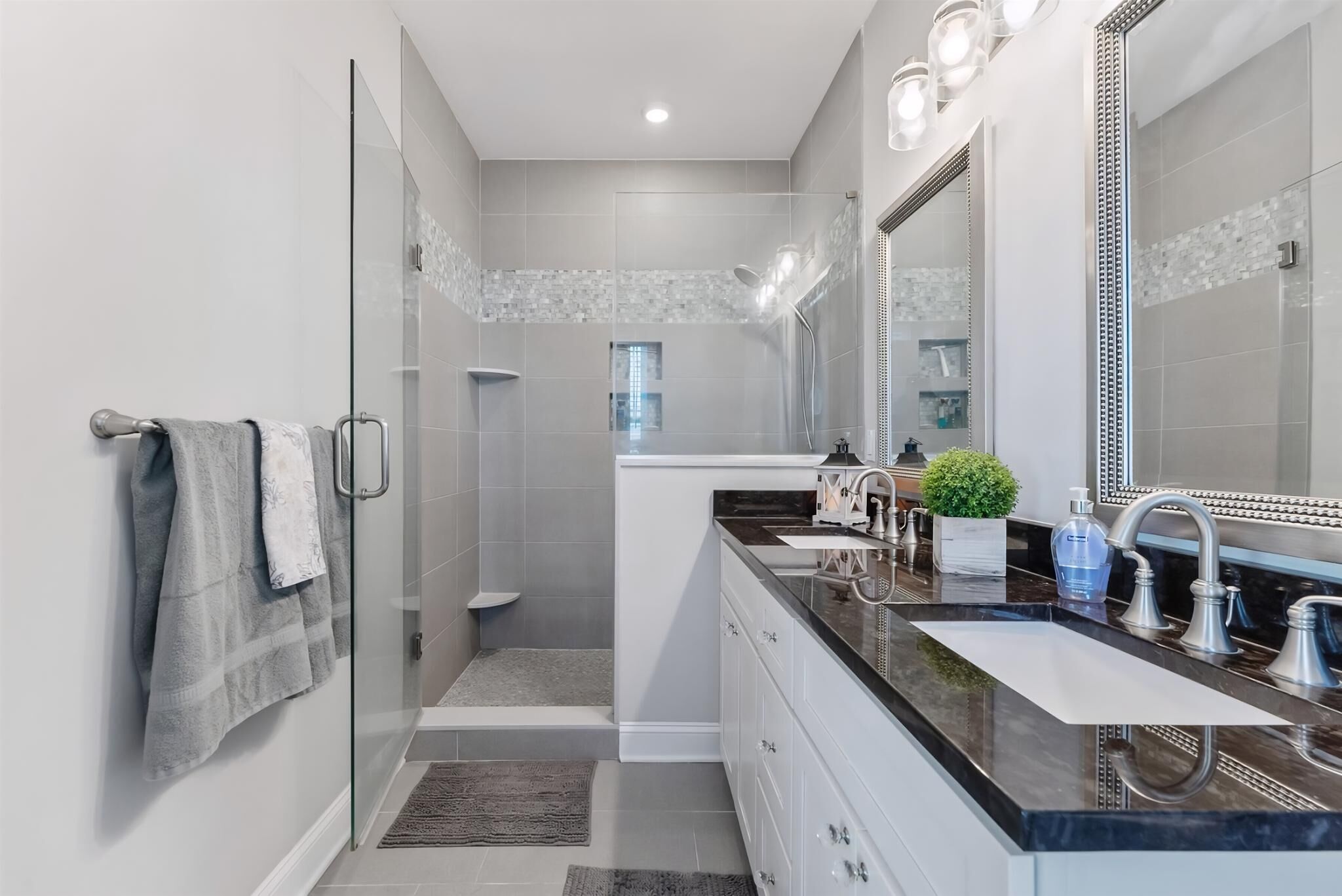 Shower, hair dryer