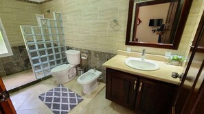 Towels, soap, toilet paper