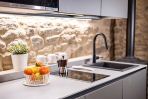 Fridge, microwave, stovetop, dishwasher - Beautiful apartment for 2 guests with A/C, WIFI and TV (Cortona)