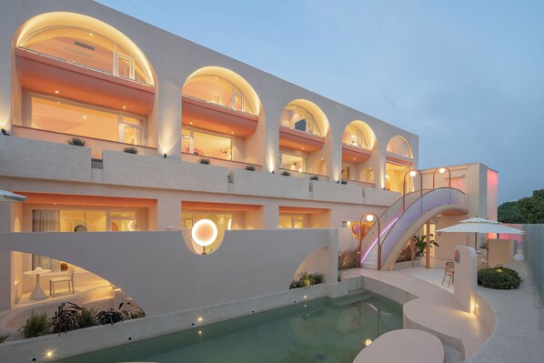 Façade de l’hébergement