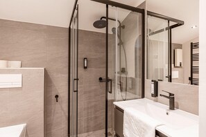 Shower, hair dryer