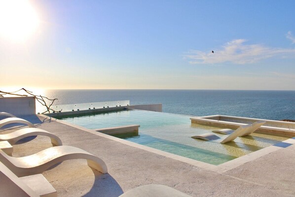 Pool - Departamento cerca del centro con vista al mar (Mazatlán)