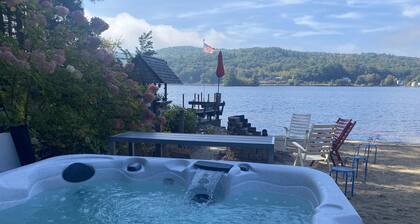 Lakehouse w Private Beach Bar Lg Deck Dock