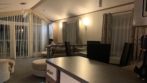 Cabin | Interior - Stunning 2 bed Lodge in Towyn Free Wi-fi, Parking (Abergele)