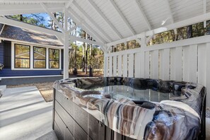 Idromassaggio all'aperto