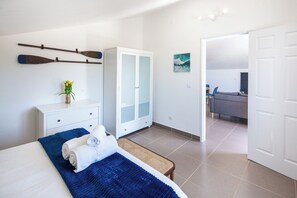 2 bedrooms, iron/ironing board, travel crib, free WiFi