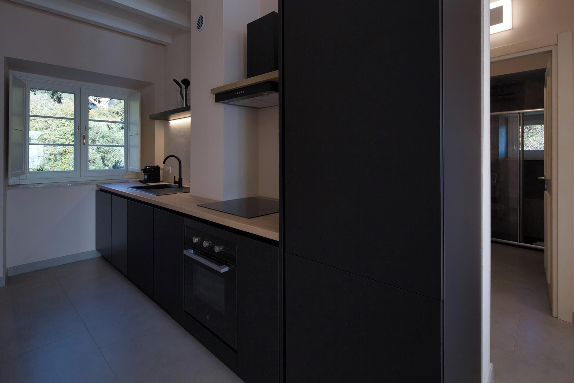 Superior Apartment, Sea View | Private kitchen | Full-size fridge, oven, stovetop, dishwasher