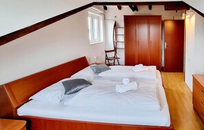 2 bedrooms, iron/ironing board, travel crib, free WiFi