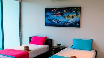 2 dormitorios, tabla de planchar con plancha, wifi y ropa de cama