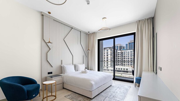 Apartment | 1 bedroom, high-speed internet - New 1-bedroom in Prime Gardens With Pool and gym (Dubai)