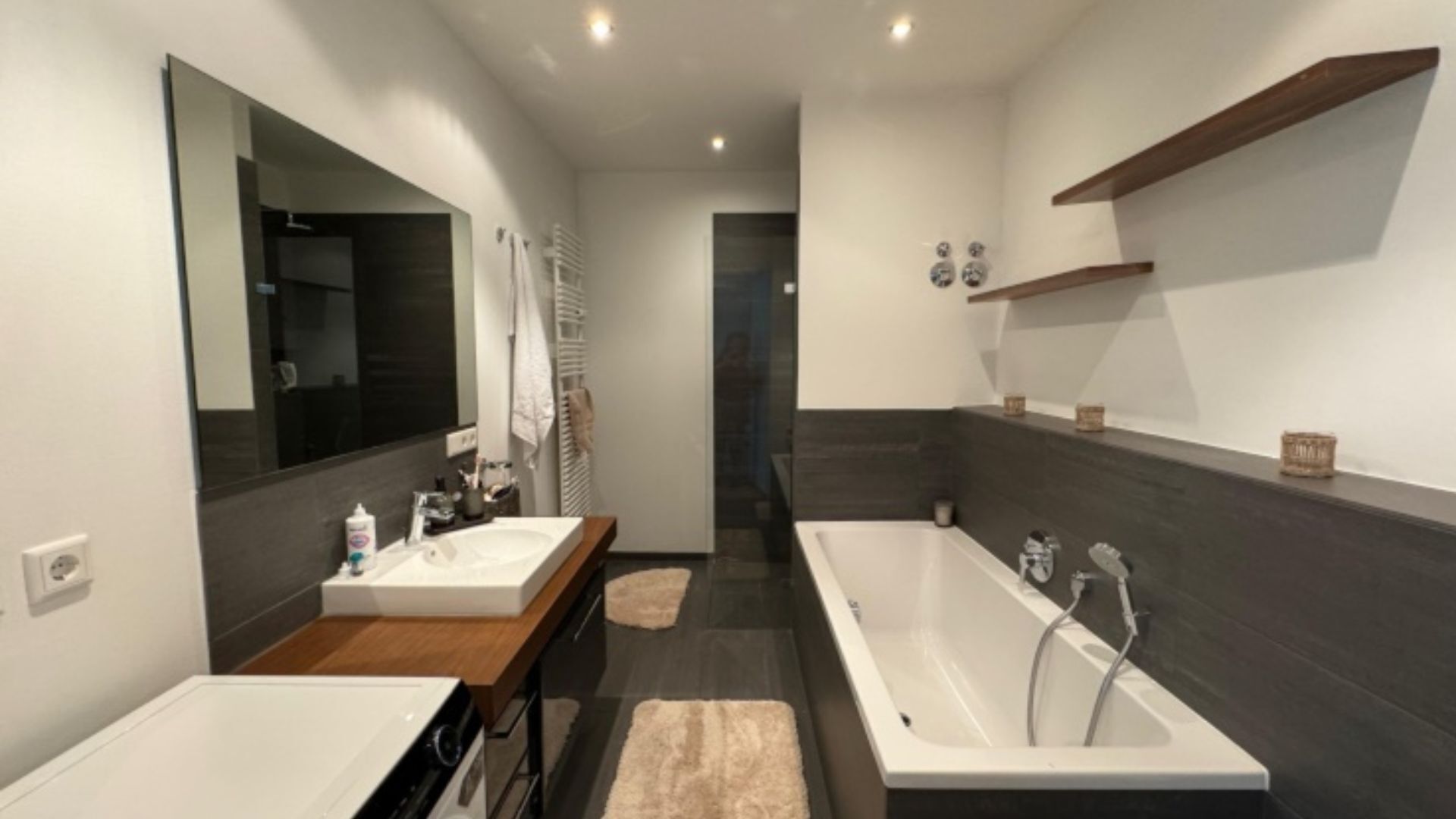 Towels, soap, toilet paper