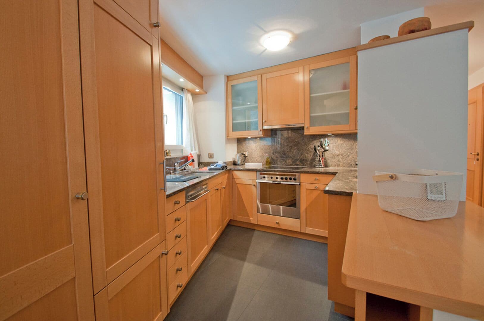 Apartemen Comfort, pemandangan kota | Dapur pribadi | Mesin espresso, mesin pembuat kopi/teh, dan ketel listrik