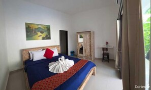 King Room With Pool View | Laptop workspace, free WiFi, bed sheets, wheelchair access - Ceria House Ungasan Uluwatu (Ungasan)