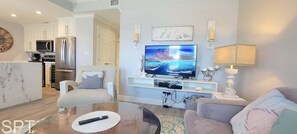 Appart'hôtel, 2 chambres | Coin séjour