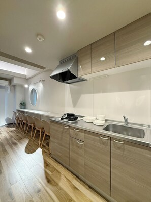 Deluxe Apartment, Balcony | Private kitchen - Clio Matoba 501 (Hiroshima)