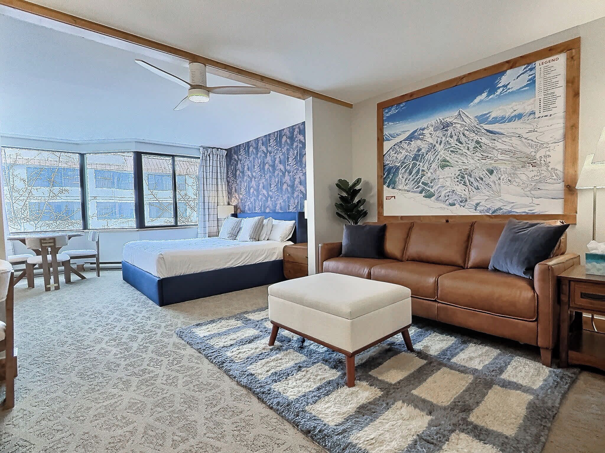 2 chambres, fer et planche à repasser, Wi-Fi, draps fournis