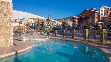 Indoor pool, a heated pool