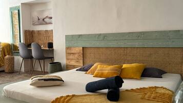 1 slaapkamer, een strijkplank/strijkijzer, wifi, beddengoed