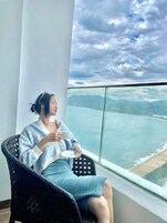 Studiolejlighed - balkon - havudsigt | Strand-/havudsigt