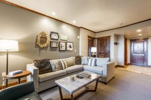 TV connectée, cheminée, jeux vidéo, lecteur de DVD